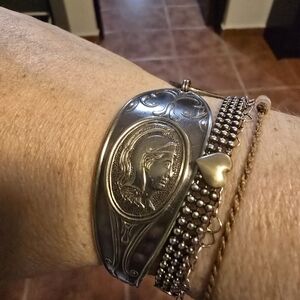 Silver Engraved Bracelet